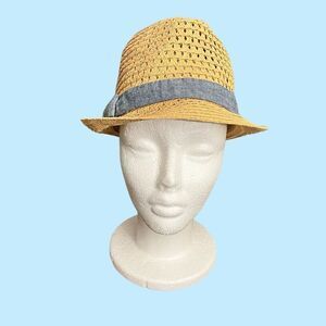 American Hat Co. Women’s Straw Fedora / SZ: M
